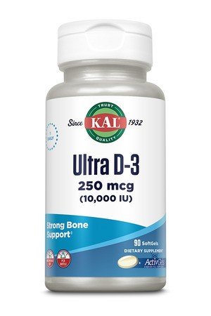 Kal Ultra D-3 250 mcg (10,000 IU) 90 Softgel