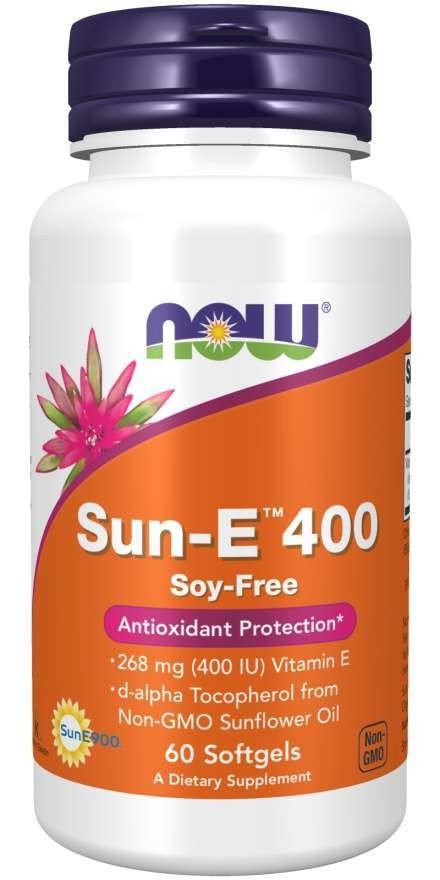 Now Foods Sun-E 400 IU Softgels 60 Softgel