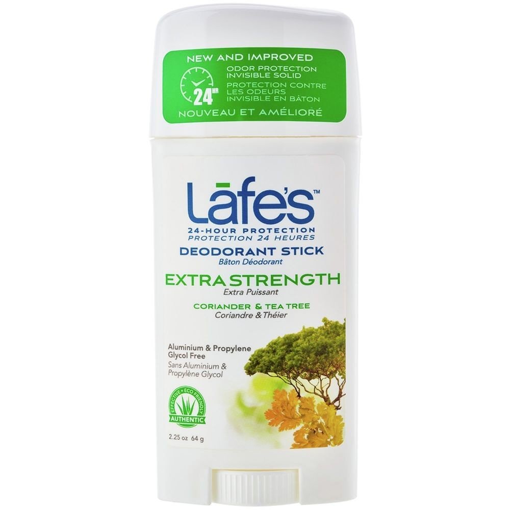 Lafe's Natural Bodycare Lafe's Natural Twist Stick Deodorant Extra Strength Coriander & Tea Tree 2.5 oz Stick