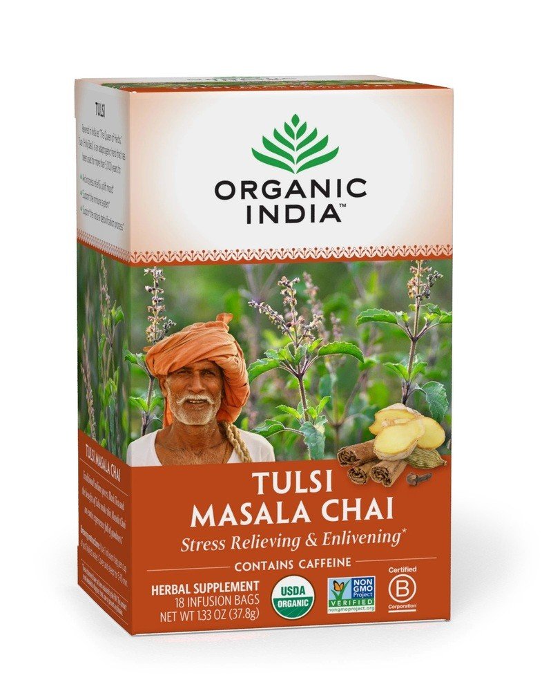 Organic India Tulsi Chai Masala 18 Tea Bag
