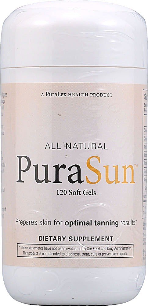 PuraSun | PuraLex | Prepare Skin for Tanning | Dietary Supplement | 120 Softgels | VitaminLife