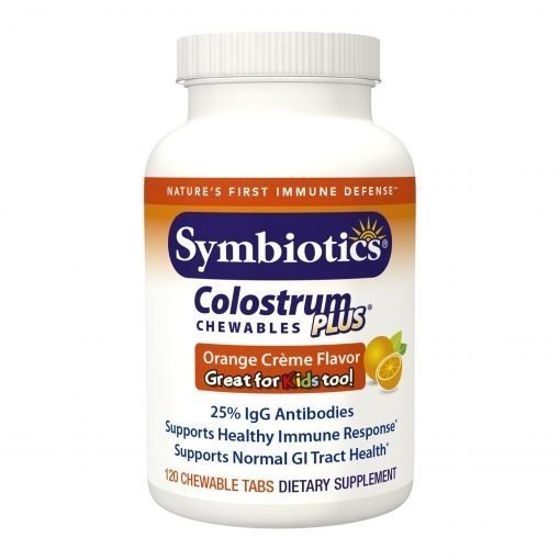 Symbiotics Colostrum Chewables Orange Cream 120 Wafer