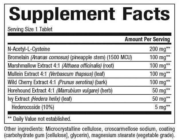 Natural Factors Lung, Bronchial &amp; Sinus 45 Tablet