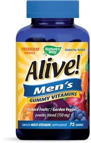 Nature&#39;s Way Alive! Mens Gummy Vitamins 75 Gummy