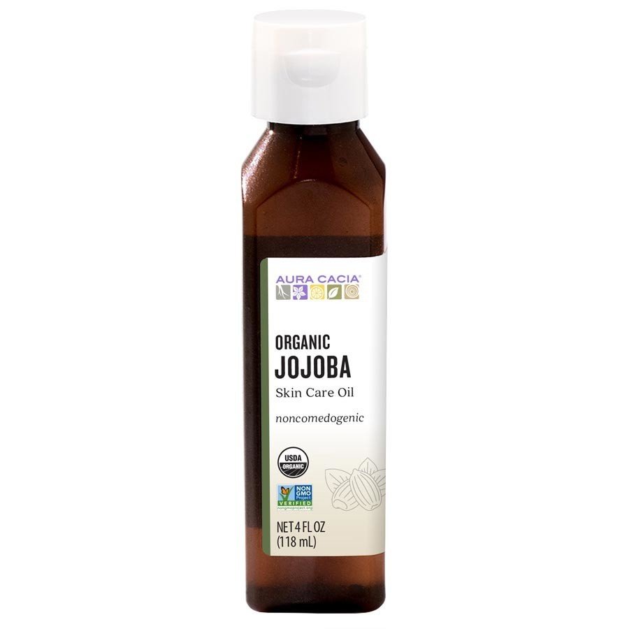 Aura Cacia Organic Jojoba Skin Care Oil 4 oz Oil