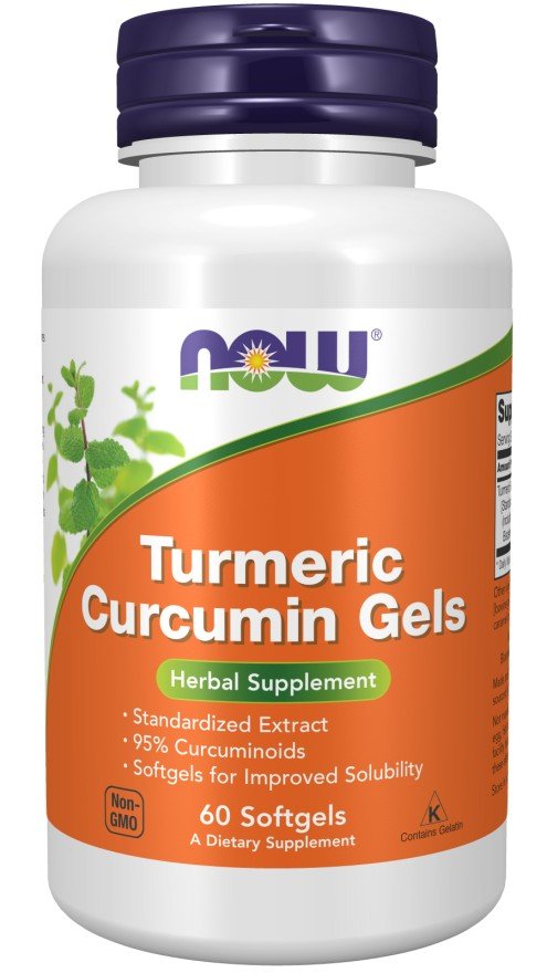 Now Foods Turmeric Curcumin 450 mg 60 Softgel