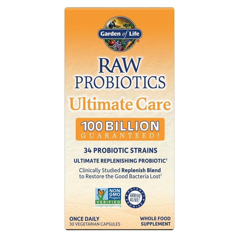 Garden of Life Raw Probiotics Ultimate Care-100 Billion 30 VegCap