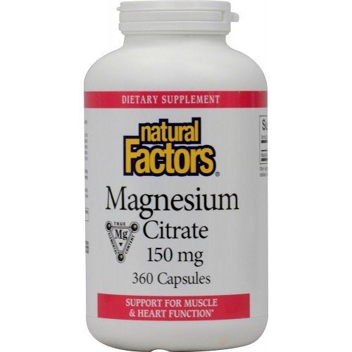 Natural Factors Magnesium Citrate 150mg 360 Capsule