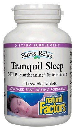 Natural Factors Stress-Relax Tranquil Sleep Chewables 120 Tablet