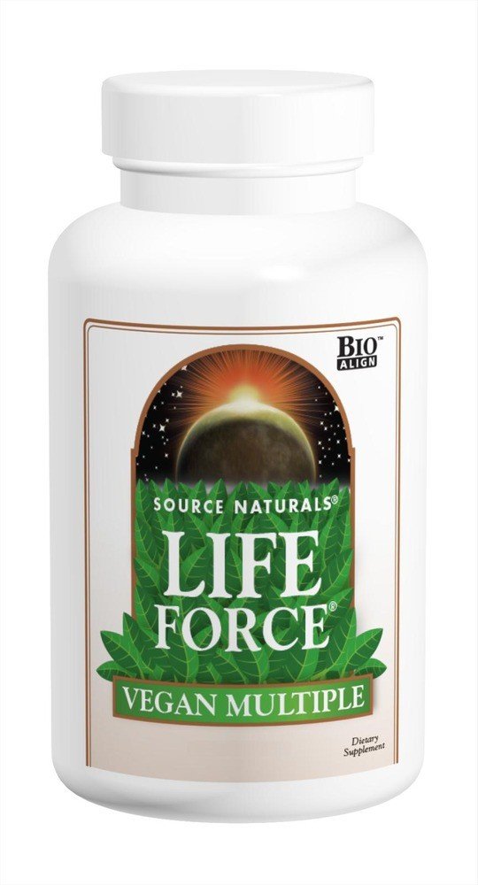 Source Naturals, Inc. Life Force Vegan Multiple With Iron 60 Tablet