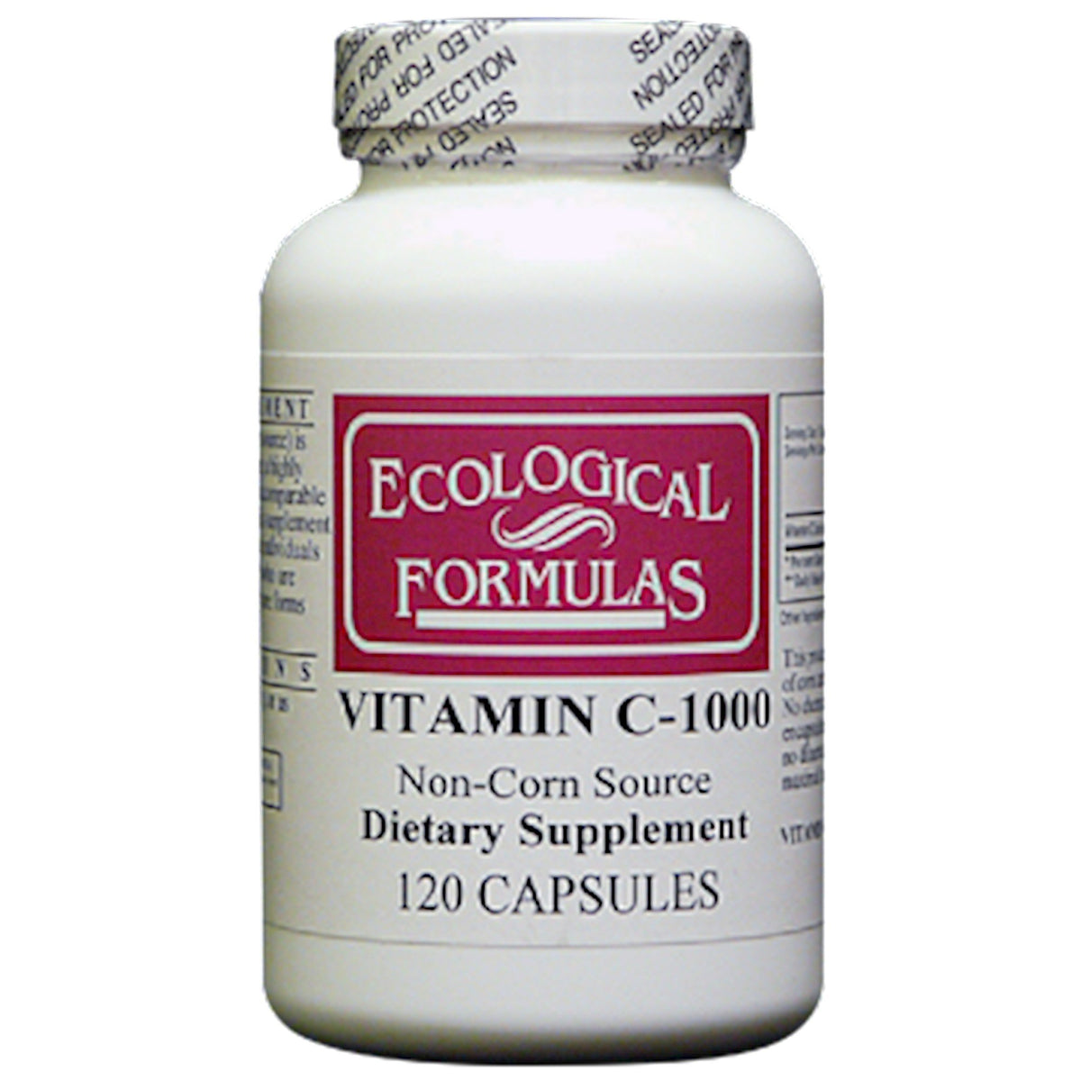 Ecological Formulas Vitamin C-1000 from Tapioca-Non-Corn-Source 120 Capsule