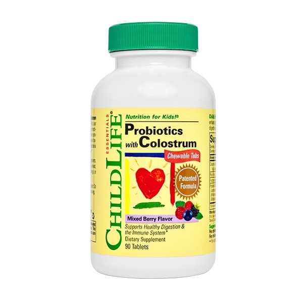 ChildLife Probiotics with Colostrum 90 Chewable