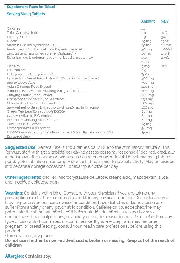 Source Naturals, Inc. Male Nitro 30 Tablet