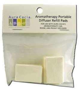 Aura Cacia Aromatherapy Car Diffuser Replacement Filter 10 Pads Package