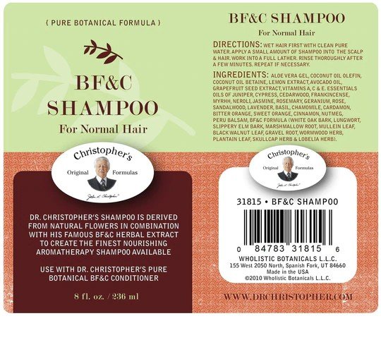 Christopher&#39;s Original Formulas BF&amp;C Shampoo 8 oz Liquid