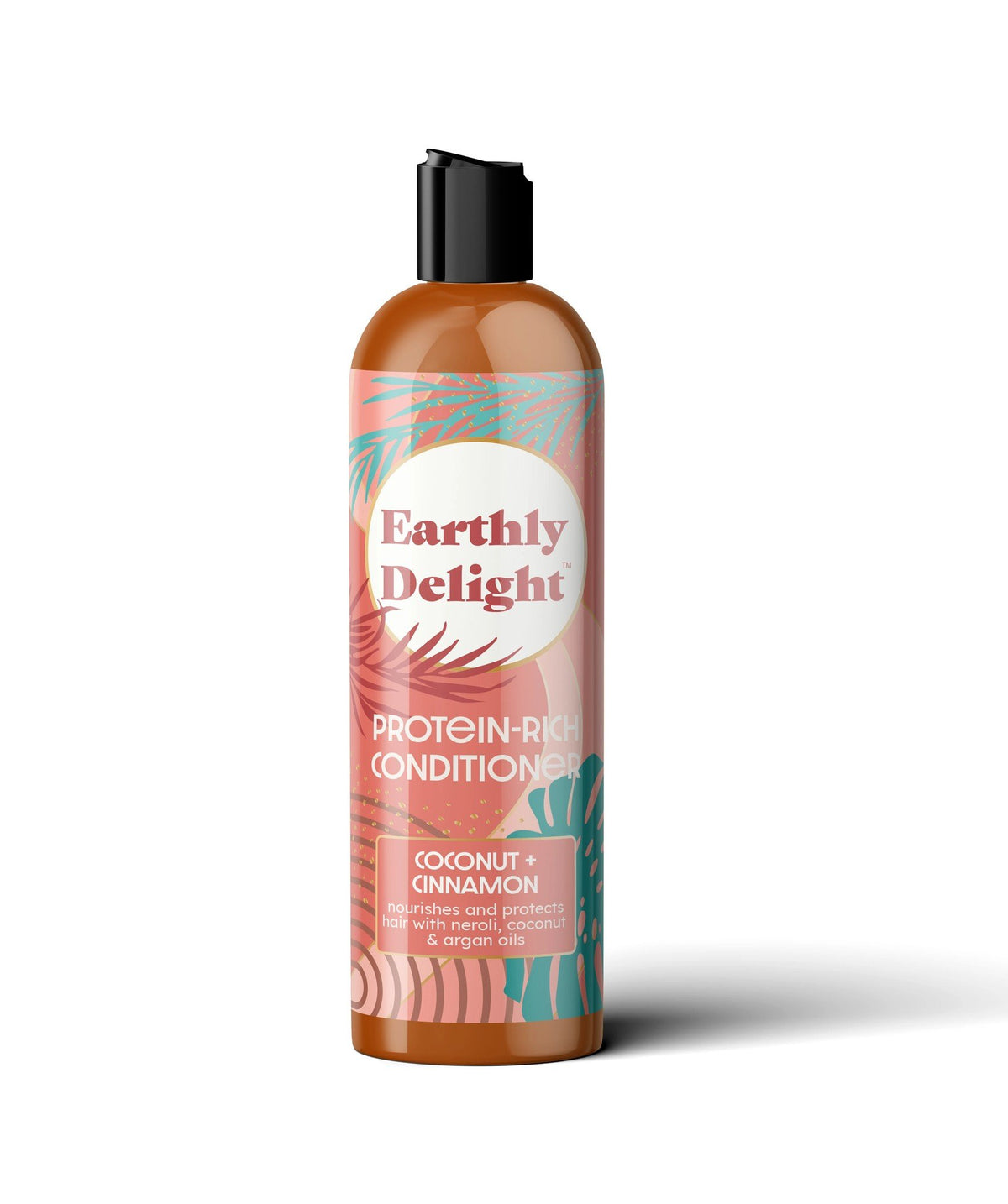 Lafe's Natural Bodycare Earthly Delight Protein Rich Hair Conditioner Coconut & Cinnamon 16 oz Liquid