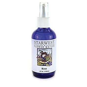 Starwest Botanicals Flower Water Rose 4 oz Liquid