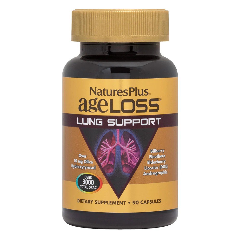 Nature's Plus Ageloss Lung Support 90 VegCap