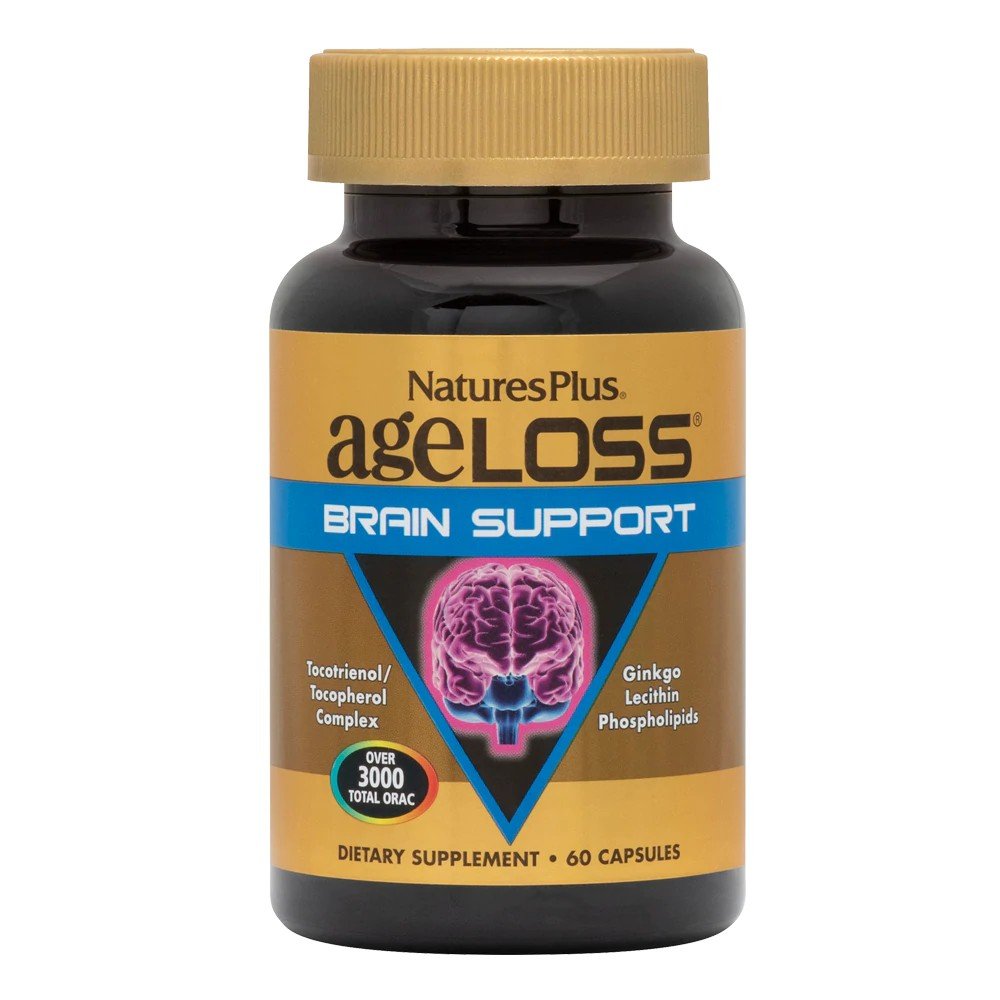 Nature&#39;s Plus Ageloss Brain Support 60 VegCap