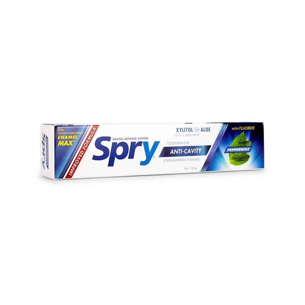 Spry Fluroide Toothpaste Peppermint 5 oz Paste