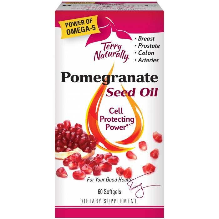 EuroPharma (Terry Naturally) Pomegranate Seed Oil 60 Softgel