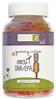 Natural Dynamix Gummie Cuties Omega-3 DHA/EPA 60 Gummy