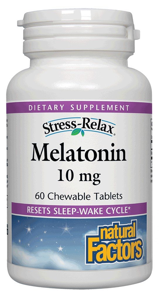 Natural Factors Melatonin 10 mg Chewable 60 Chewable
