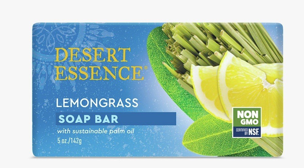 Desert Essence Lemongrass Soap 5 oz Bar