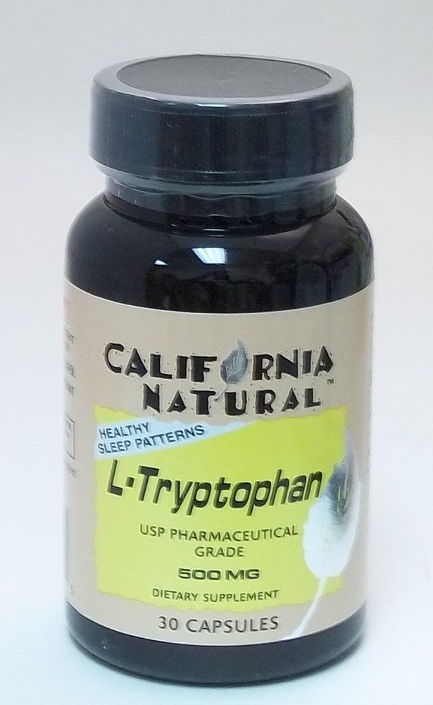 California Natural L-Tryptophan 500mg 30 Capsule