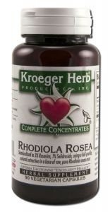 Kroeger Herbs Rhodiola Rosea Complete Concentrate 90 Veg Cap