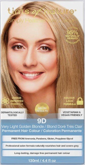 Tints of Nature Permanent Color 9D Very Light Golden Blonde 4.4 oz Box