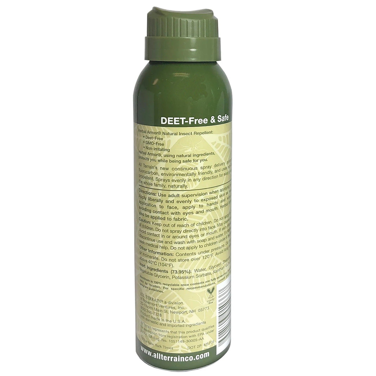 All Terrain Herbal Armor DEET-Free, Natural Insect Repellent, Continuous Spray 3 oz Spray