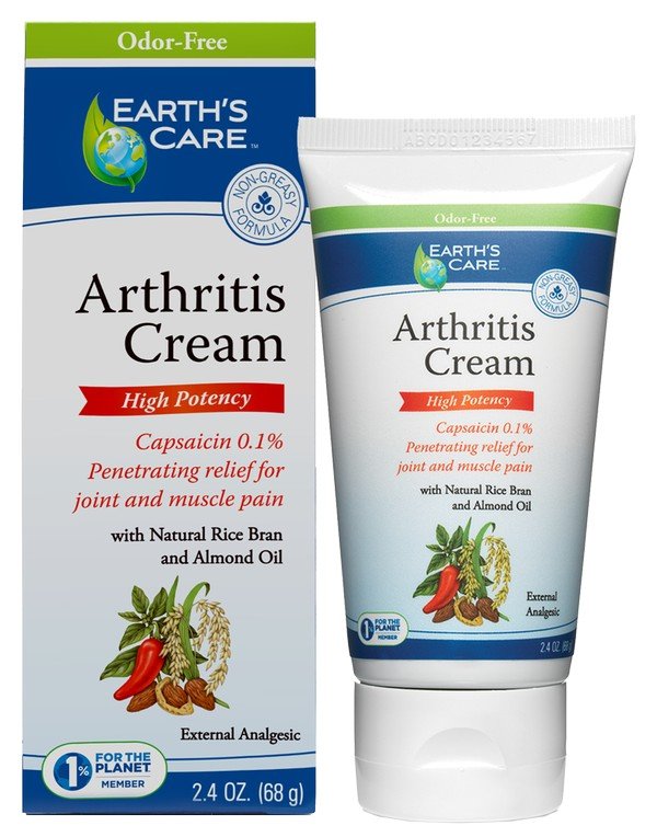 Earth's Care Arthritis Cream 2.4 oz Cream