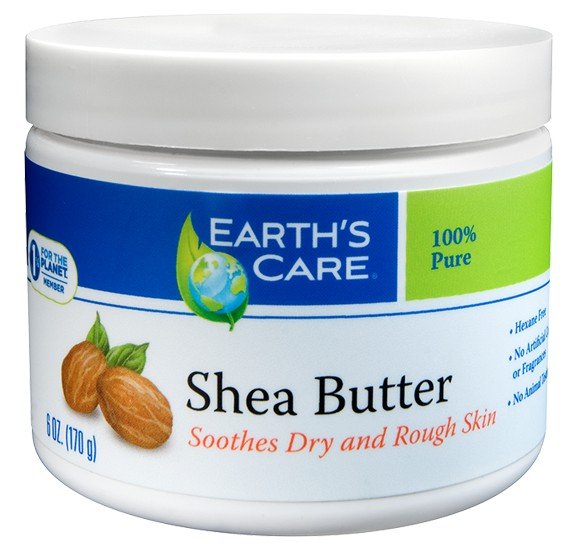 Earth&#39;s Care Shea Butter 100% Pure &amp; Natural 6 oz Butter