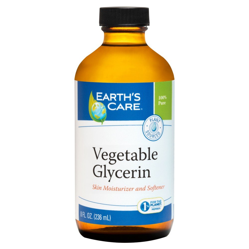 Earth's Care Vegetable Glycerin 100% Pure & Natural 8 oz Liquid