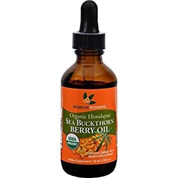 Seabuck Wonders Sea Buckthorn Berry Oil (USDA Organic) 1.76 oz Oil