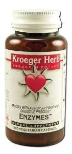 Kroeger Herbs Enzymes 100 VegCap