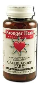 Kroeger Herbs Gallbladder Care 100 VegCap