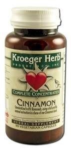 Kroeger Herbs Cinnamon Complete Concentrate 90 VegCap