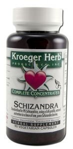 Kroeger Herbs Schizandra Complete Concentrate 90 VegCap