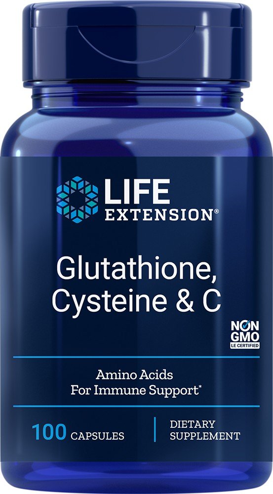 Life Extension Glutathione, Cysteine &amp; C 100 VegCap