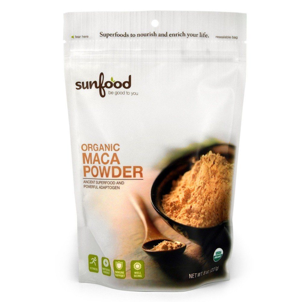 Sunfood Organic Maca Powder 8 oz Powder