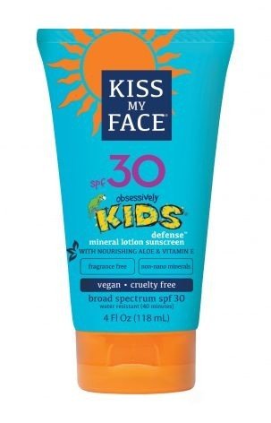 Kiss My Face Kids Defense Mineral Sunscreen SPF 30 4 oz Lotion