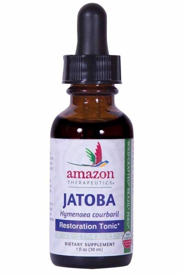 Jatoba | Amazon Therapeutics | Antibacterial | Antifungal | Antiyeast | Anti-Inflammatory | Expectorant | Hepatoprotector Liver Tonic | Restoration Tonic | Dietary Supplement | 1 fluid ounce | 30 milliters | Wild Crafted | Dietary Supplement | VitaminLife