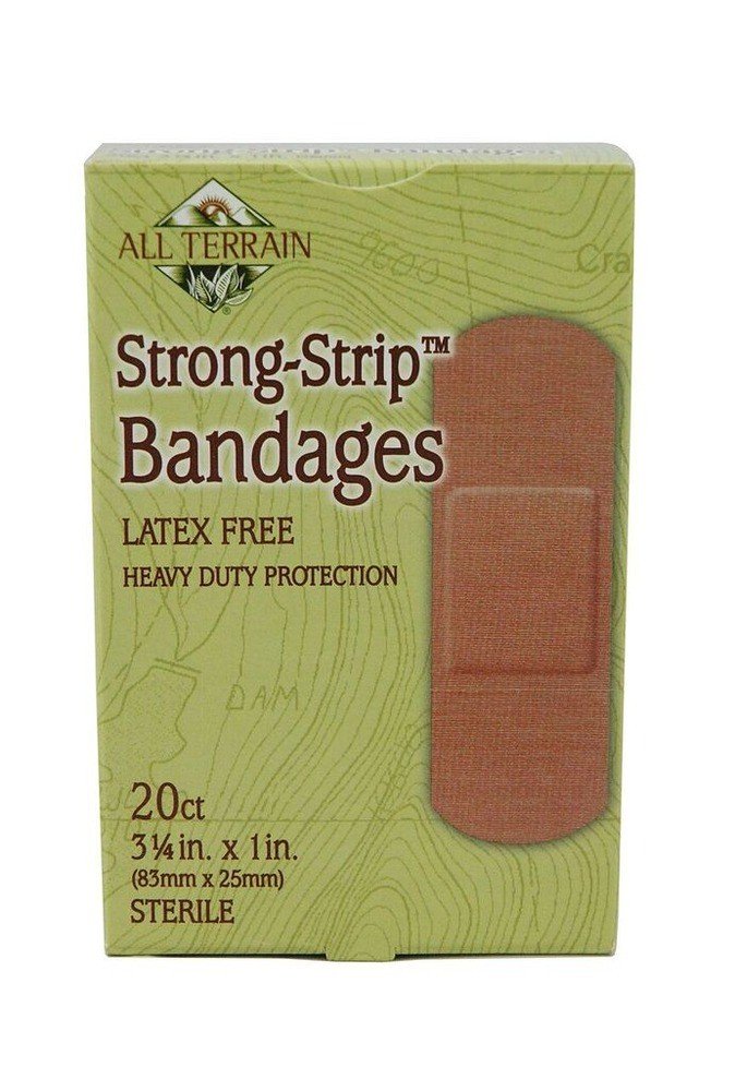 All Terrain Strong Strip Bandages 1x3.25 inch 20 Bandages