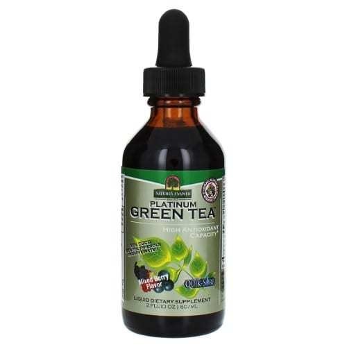 Nature&#39;s Answer Platinum Green Tea with ORAC Super 7-Mixed Berry 2 oz Liquid