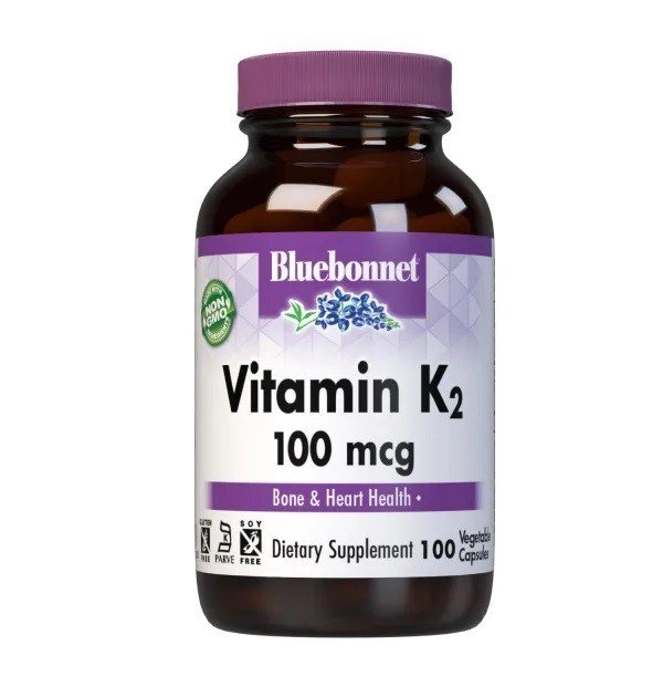 Bluebonnet Vitamin K2 100 mcg 100 VegCap