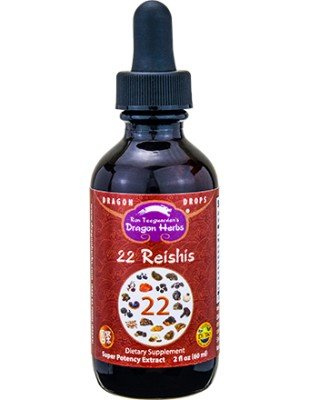 22 Reishis | Ron Teeguarden's Dragon Herbs | Mushroom Extract | 2 fluid ounces | Liquid | VitaminLife