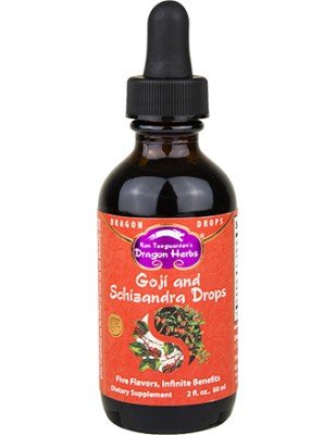 Dragon Herbs Goji &amp; Schizandra Drops 2 fl oz (60 ml) Liquid
