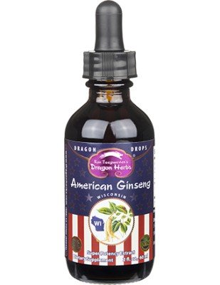 American Ginseng | Ron Teeguarden&#39;s Dragon Herbs | Saponins | 2 fluid ounces | 60 milliliters Liquid | VitaminLife